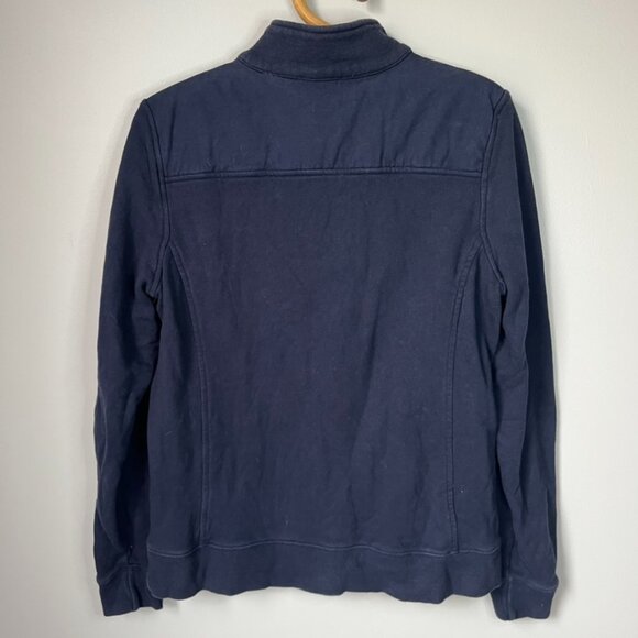Vineyard Vines Navy Blue Quarter Zip Women's Medium - Picture 3 of 5